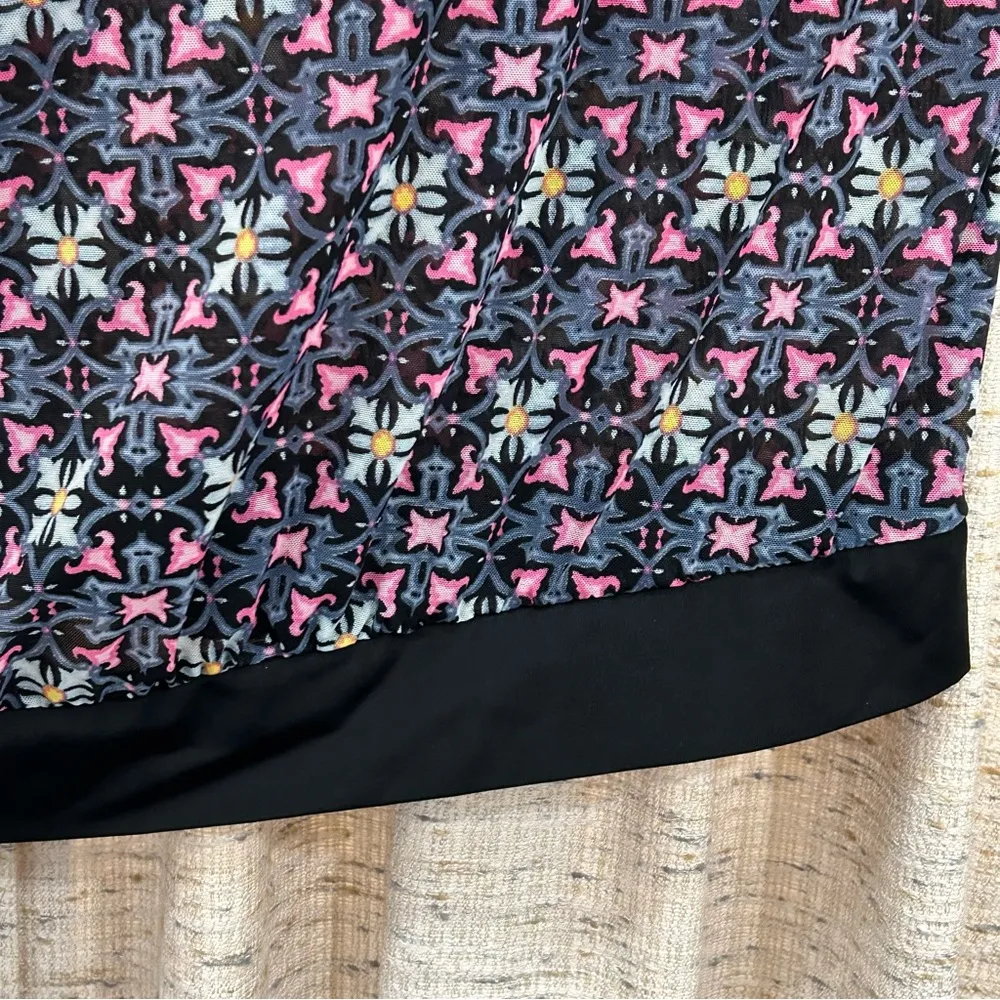 Swim by Cacique Mesh Blouson Swim Tankini with No-Wire Bra - 28 - Image 4