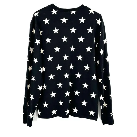 Champion Heritage Athletic Apparel size Medium crew neck sweater all over‎ stars - Image 2