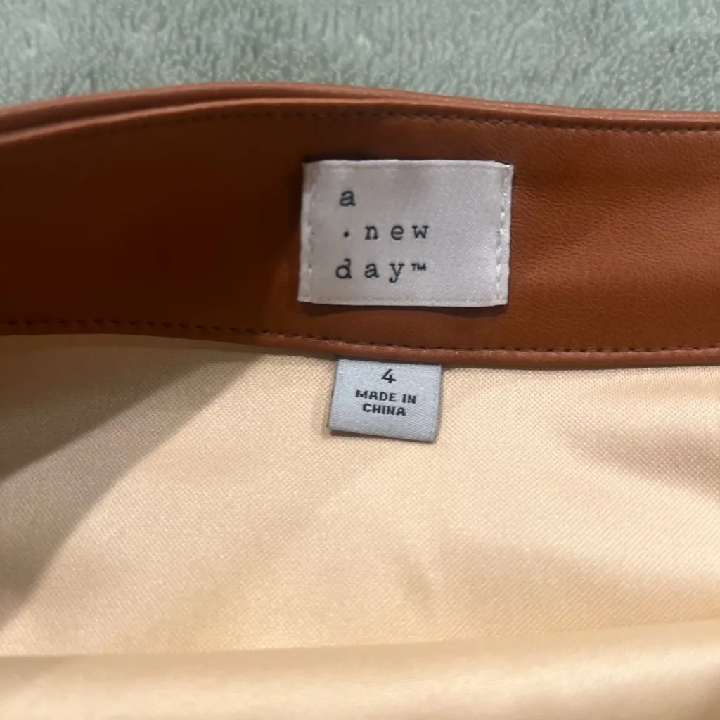 a new day Brown A-Line Skirt - Image 4