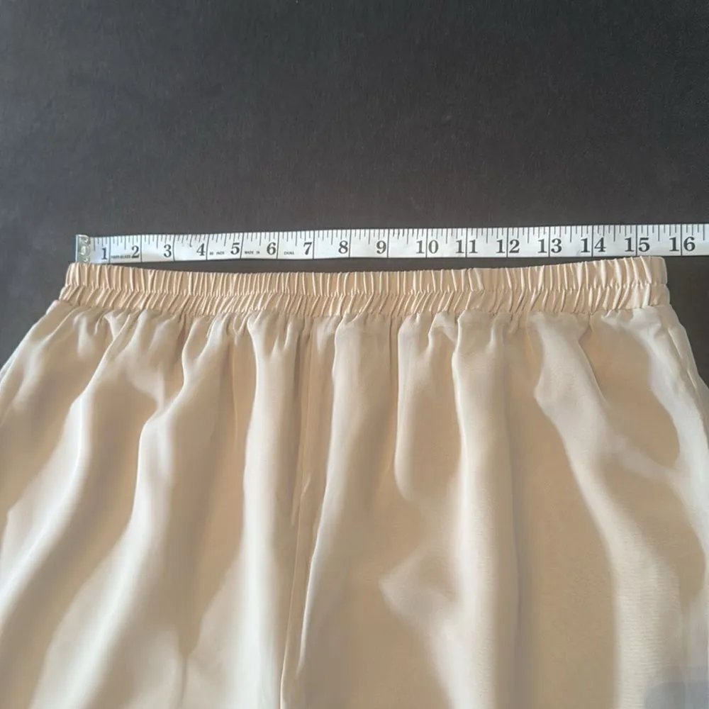 Women’s Chiffon 3 Piece PantSuit Long Jacket
Ribbon Detail Size 14 NWOT - Image 11