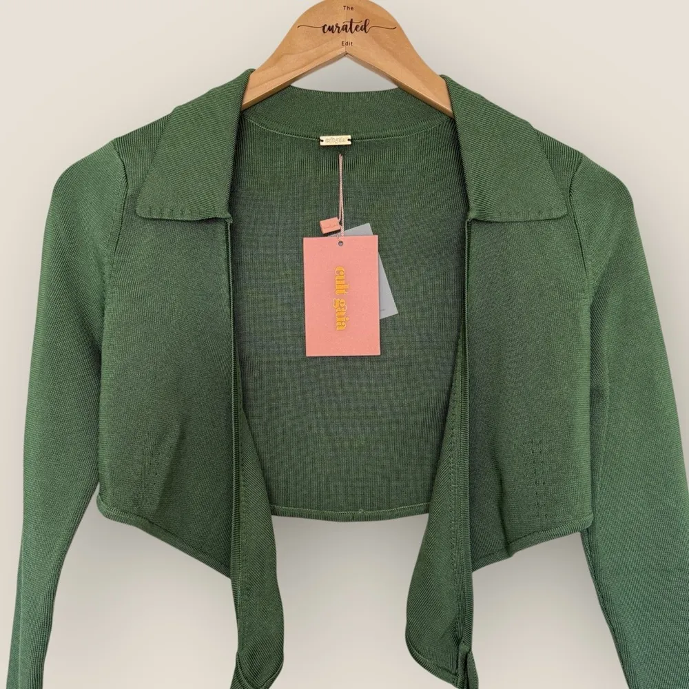 Cult Gaia | Tory Knit Top | Size S | Basil - Image 5