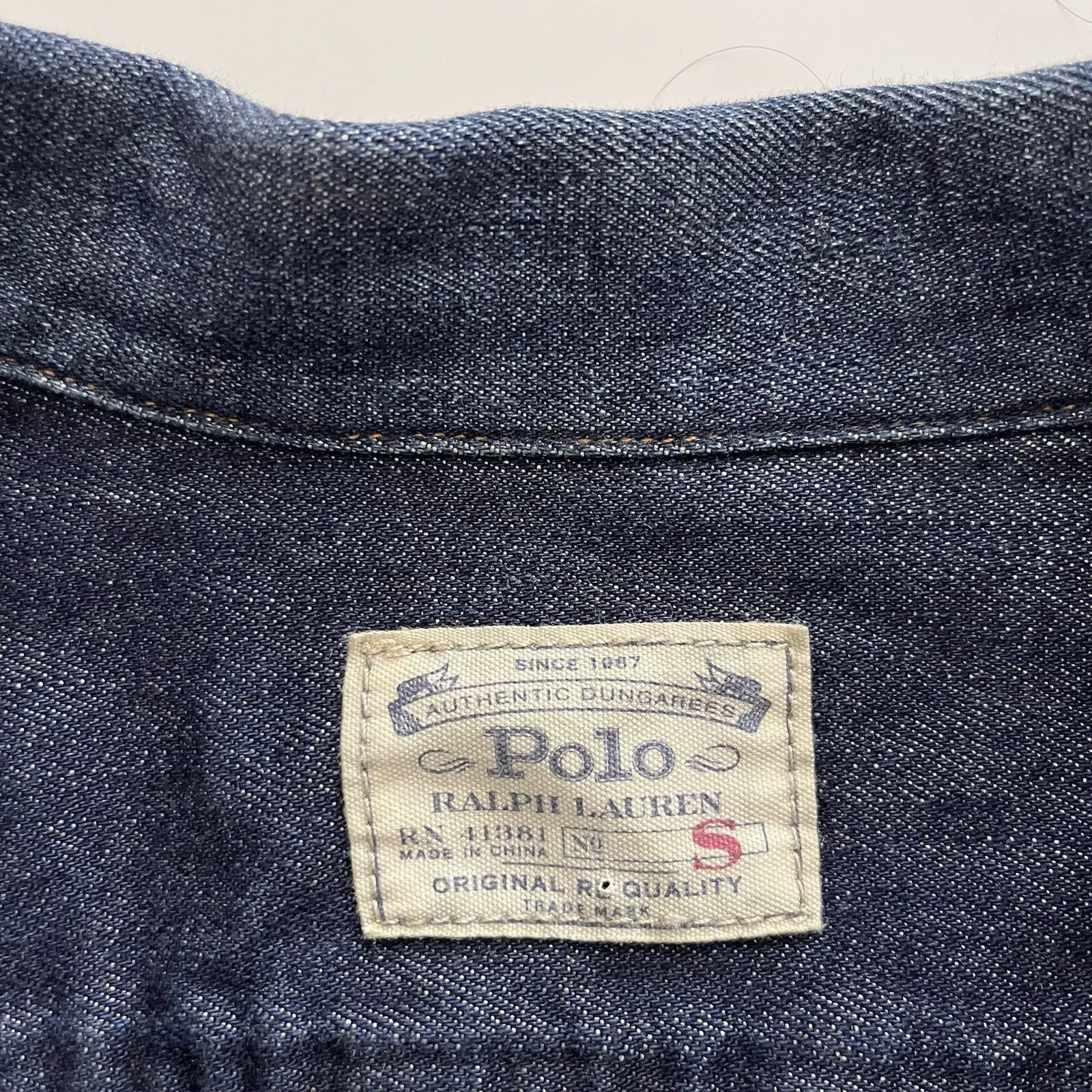 Polo Ralph Lauren Hanna Wash Denim shirt dress Sz Small preppy tunic old money - Image 7