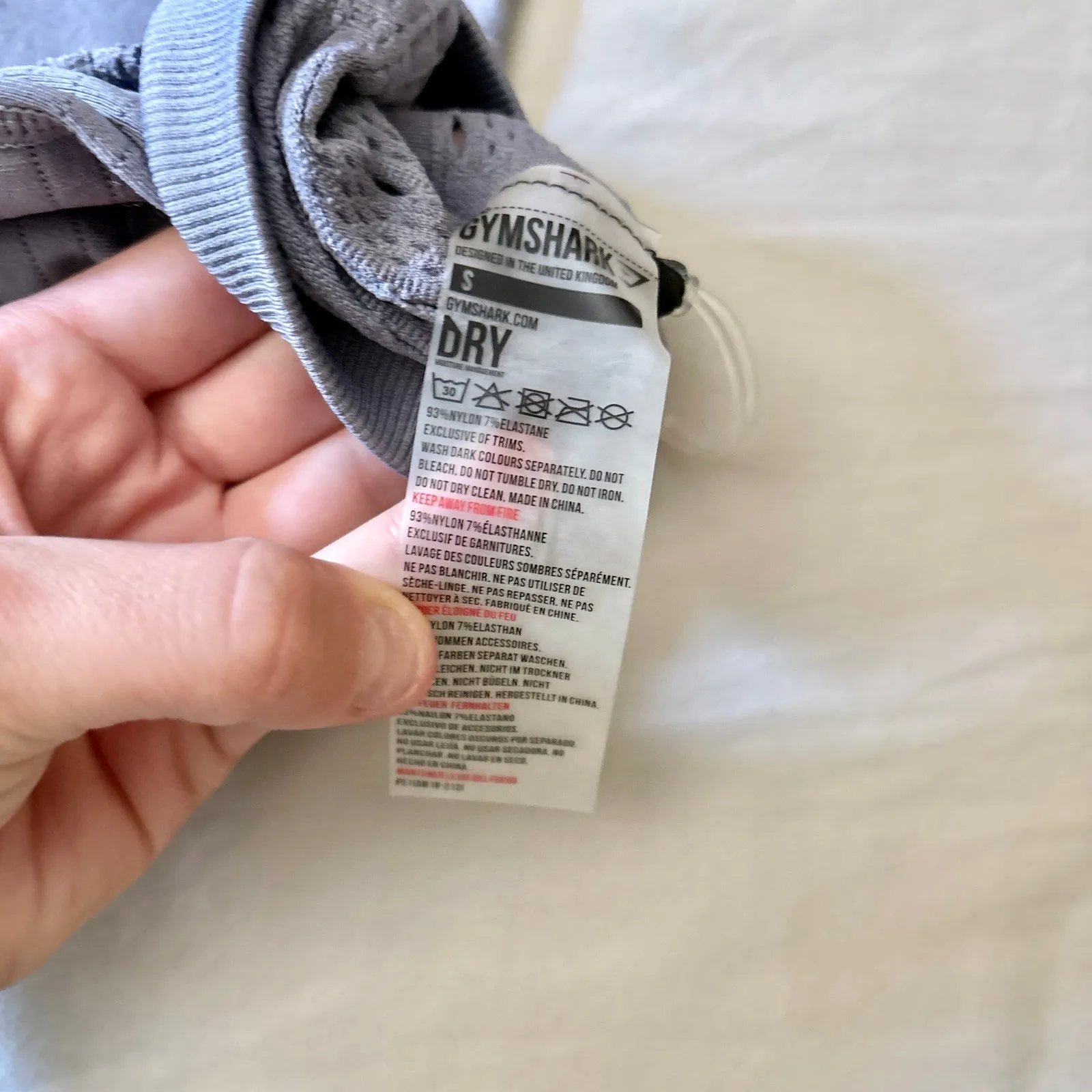 Gymshark Vital Seamless Leggings Gray Size Small High Waisted Gym Pants - Image 11