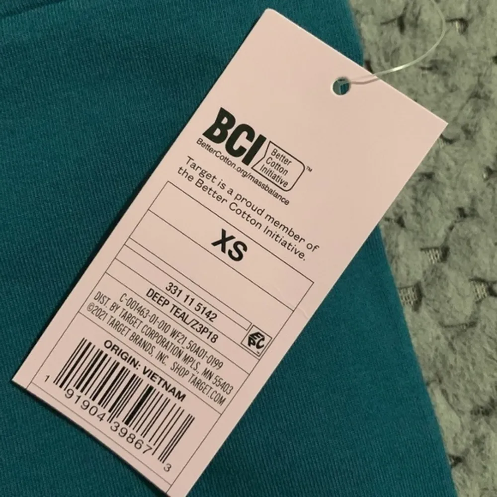 Wild Fable Teal NWT High Rise Bike Shorts XS #6994 - Image 4