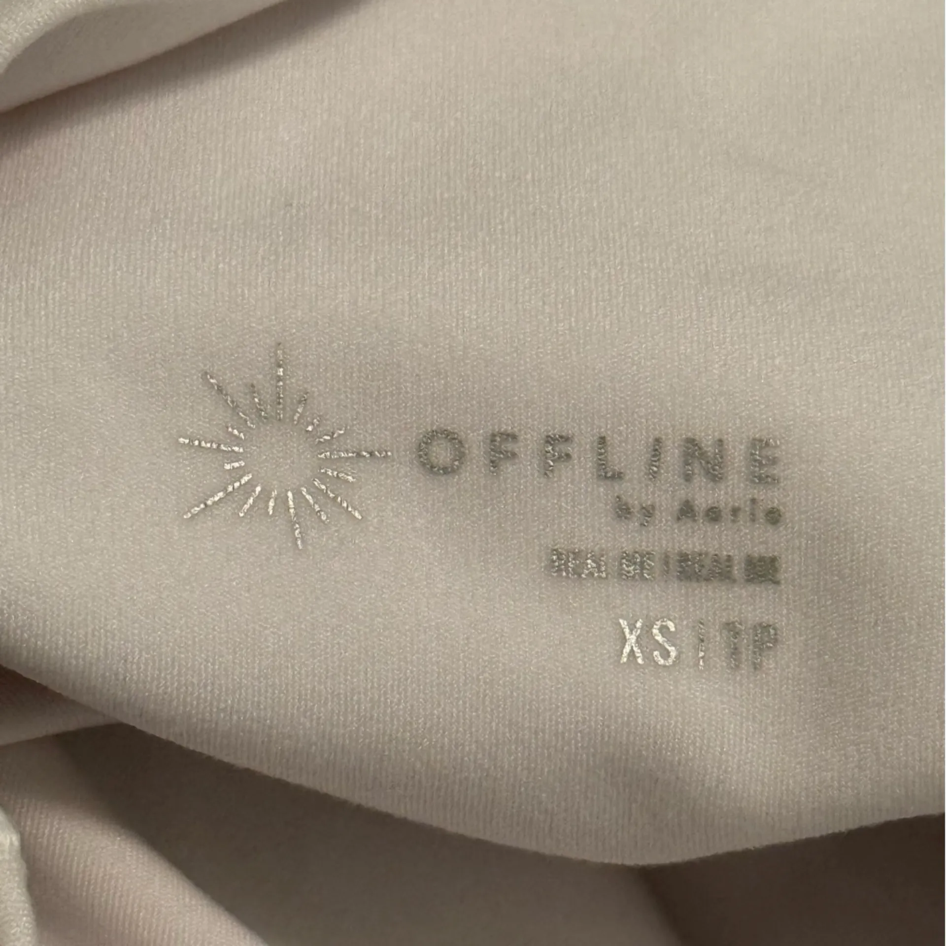 OFFLINE By Aerie Real Me Crossover Flowy Short in White - Image 4