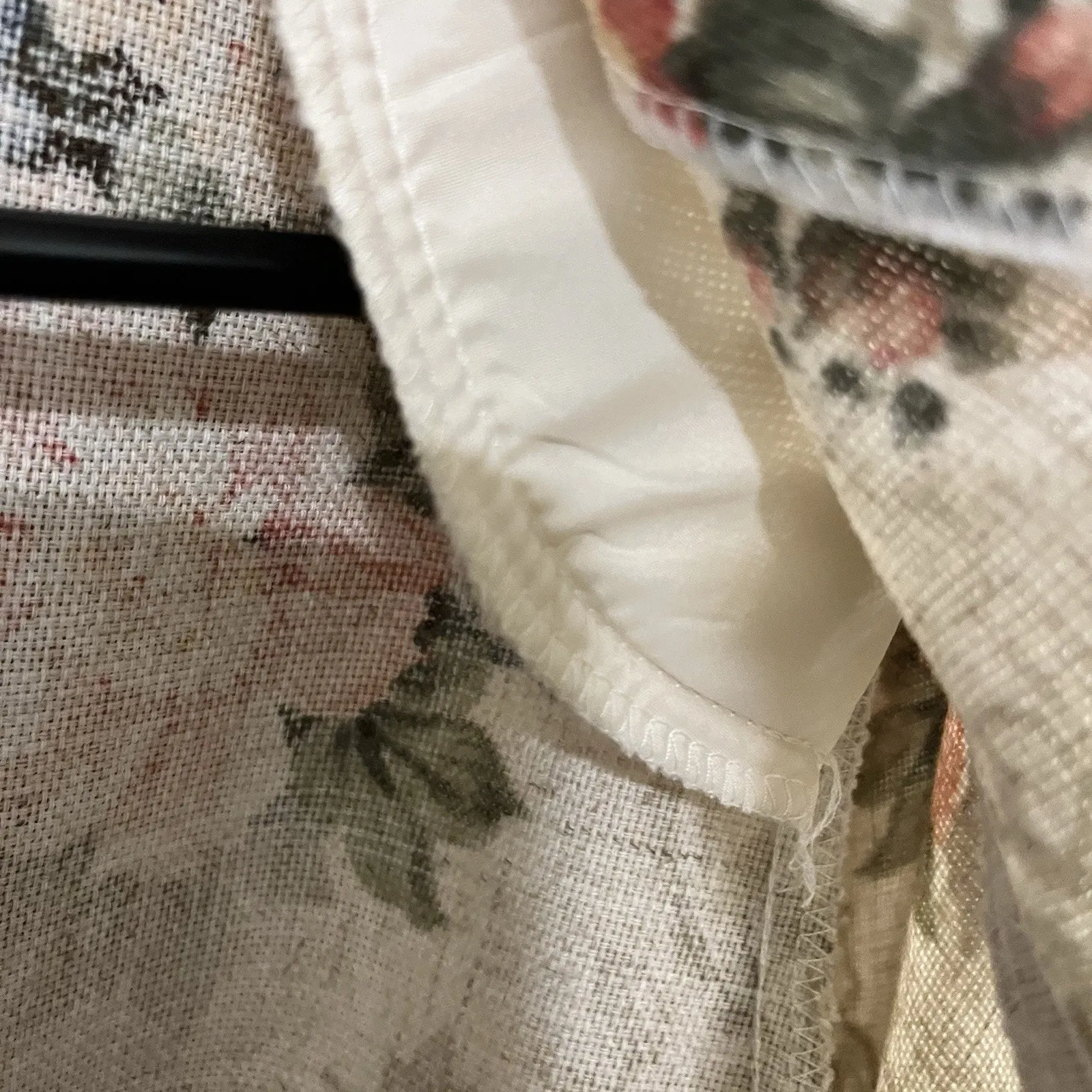 VINTAGE Joanna Blazer Womens Large Floral Tapestry Open 90s Autumn Preppy Pink - Image 4