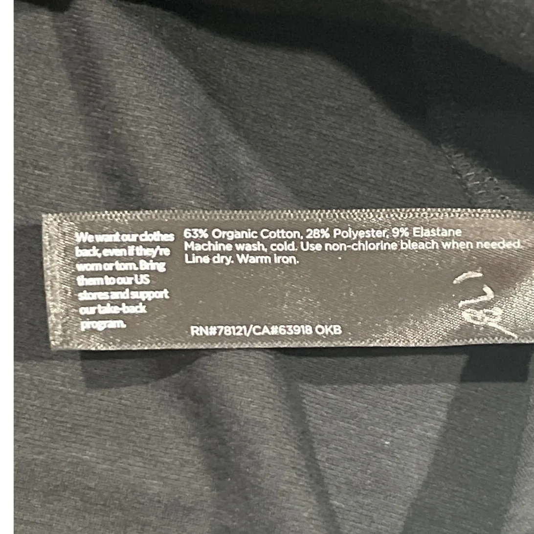 Eileen Fisher Black Cotton Blend Ponte Zip-Up Dress Size S S2OKB-D5069M NWT $178 - Image 8