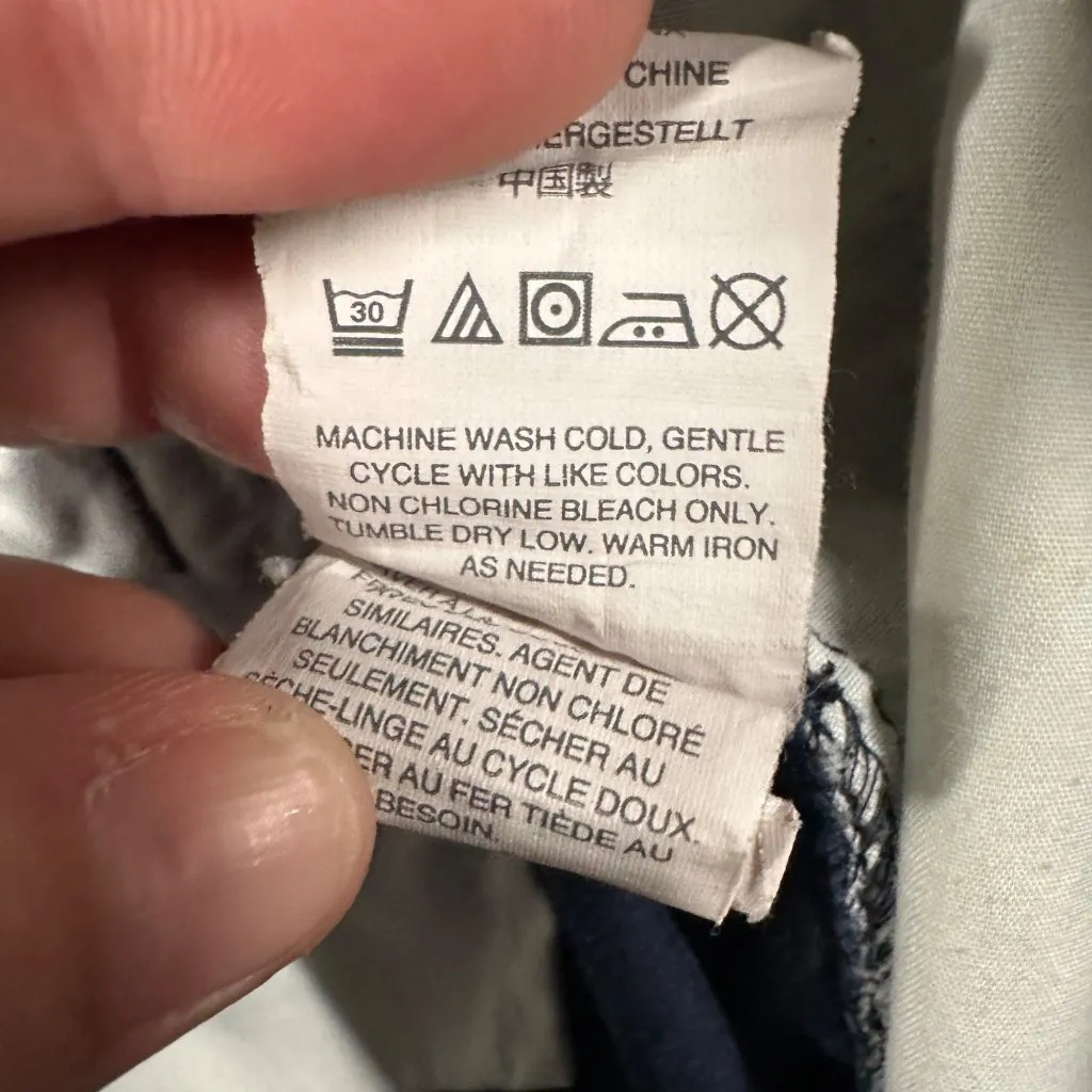 J.Crew Womens 2 Navy Flat Front Chino Shorts Cotton Casual Summer Wear‎ - Image 9