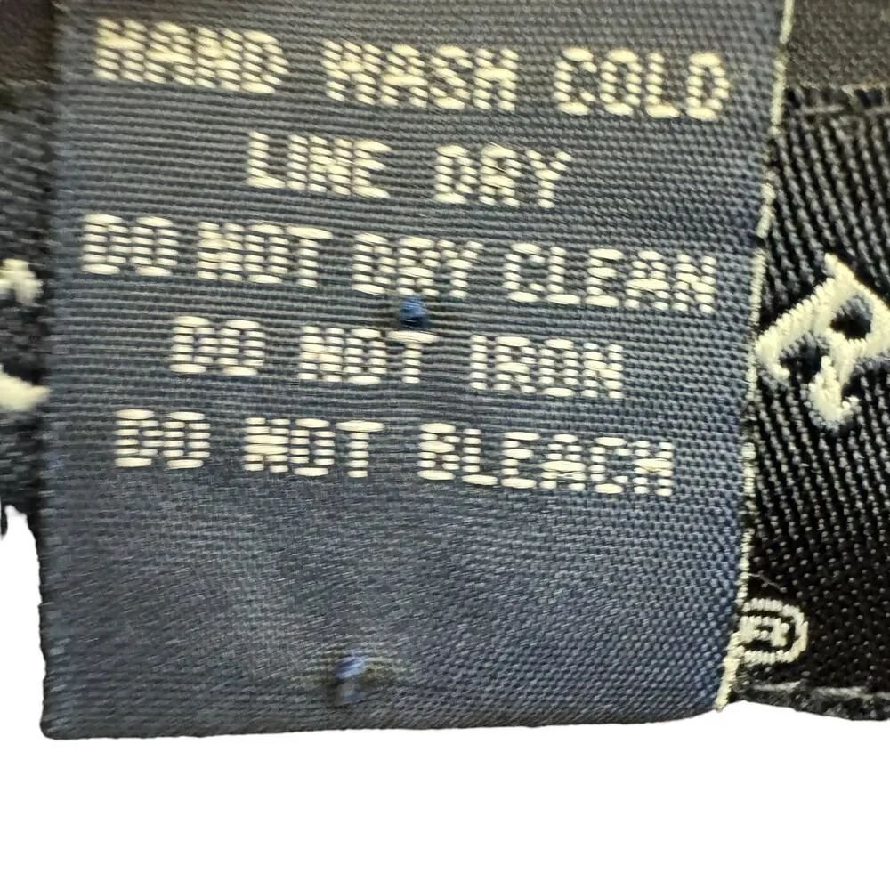 Cutter & Buck Vintage Navy Blue Tan Full Zip Windbreaker Jacket Women's Size L - Image 7