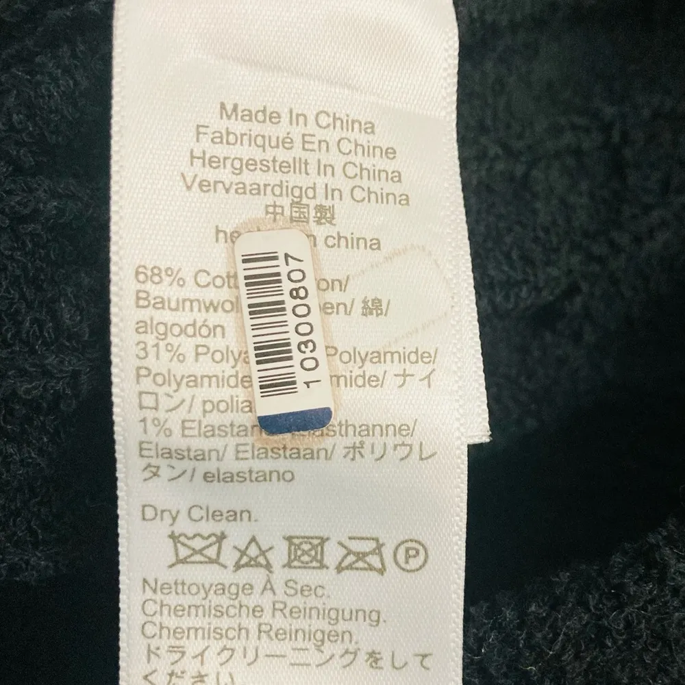 J. Crew Odette cable knit lady jacket sweater in black with gold buttons. Small - Image 7