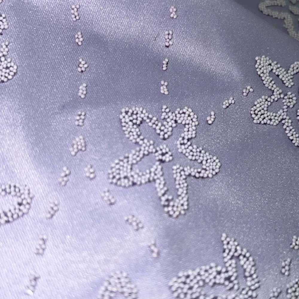 Vintage beaded prom dress Purple Size L - Image 6