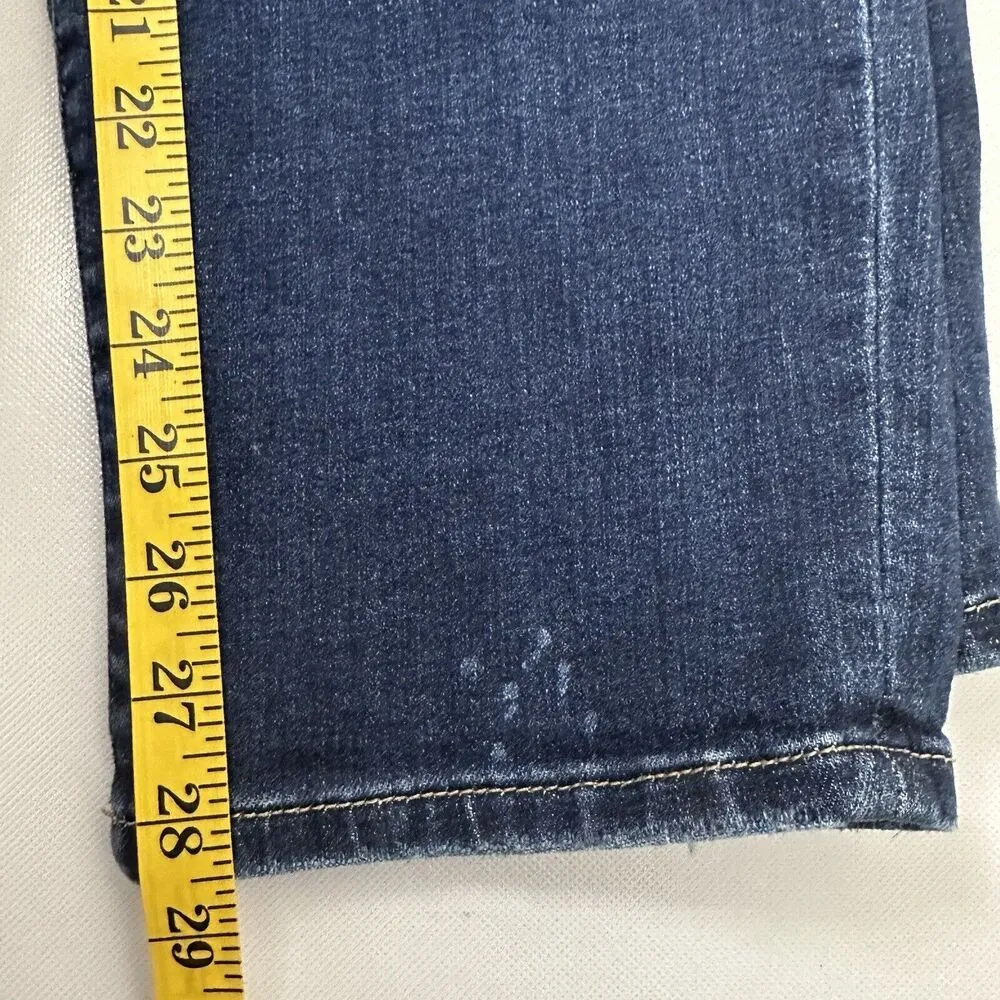 Judy Blue Jeans Womens 18W Distressed Bleach Splatter Boyfriend Fit Denim - Image 7