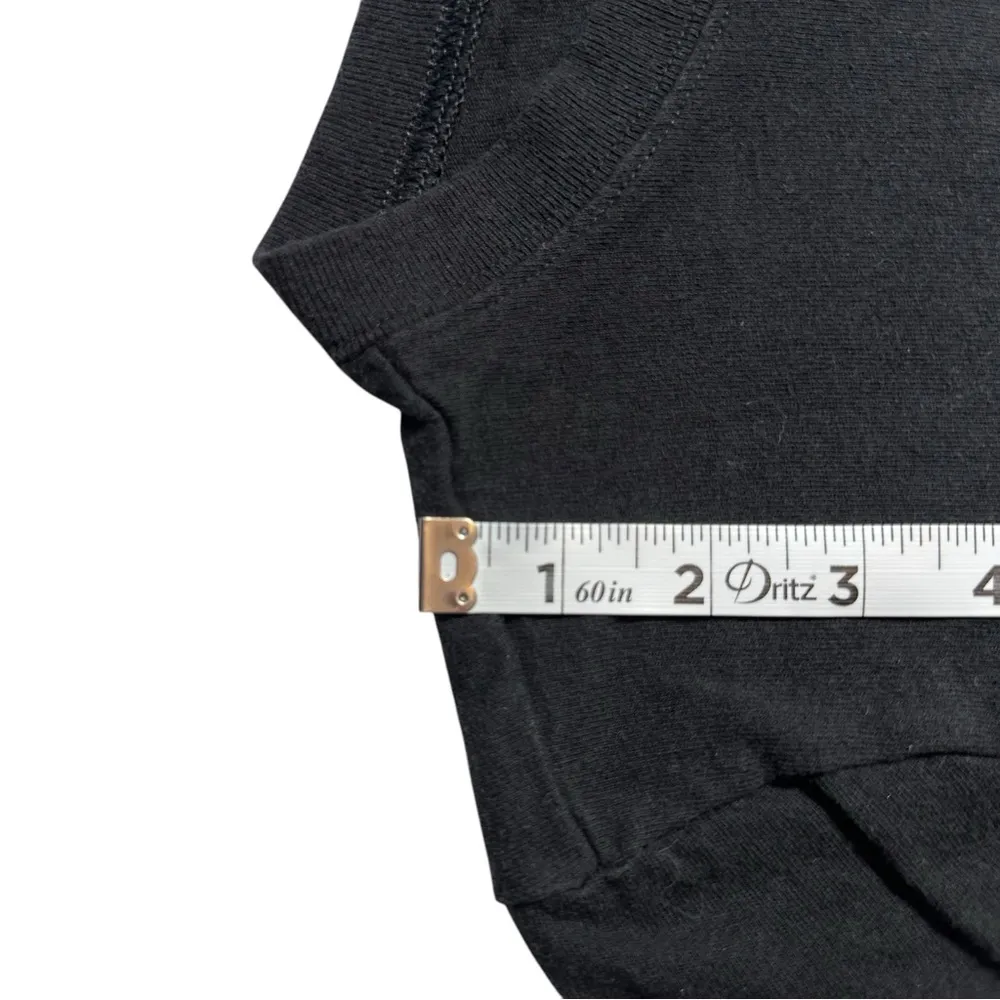 Retro Reprint KORN Baby Tee Crop Top Cropped Top Divided XS Black - Image 6