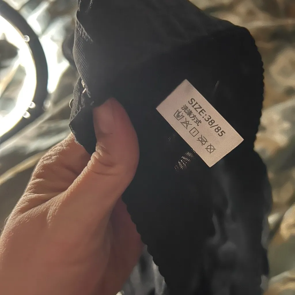 38C sparkly blank lace under bustier Black Size undefined - Image 3