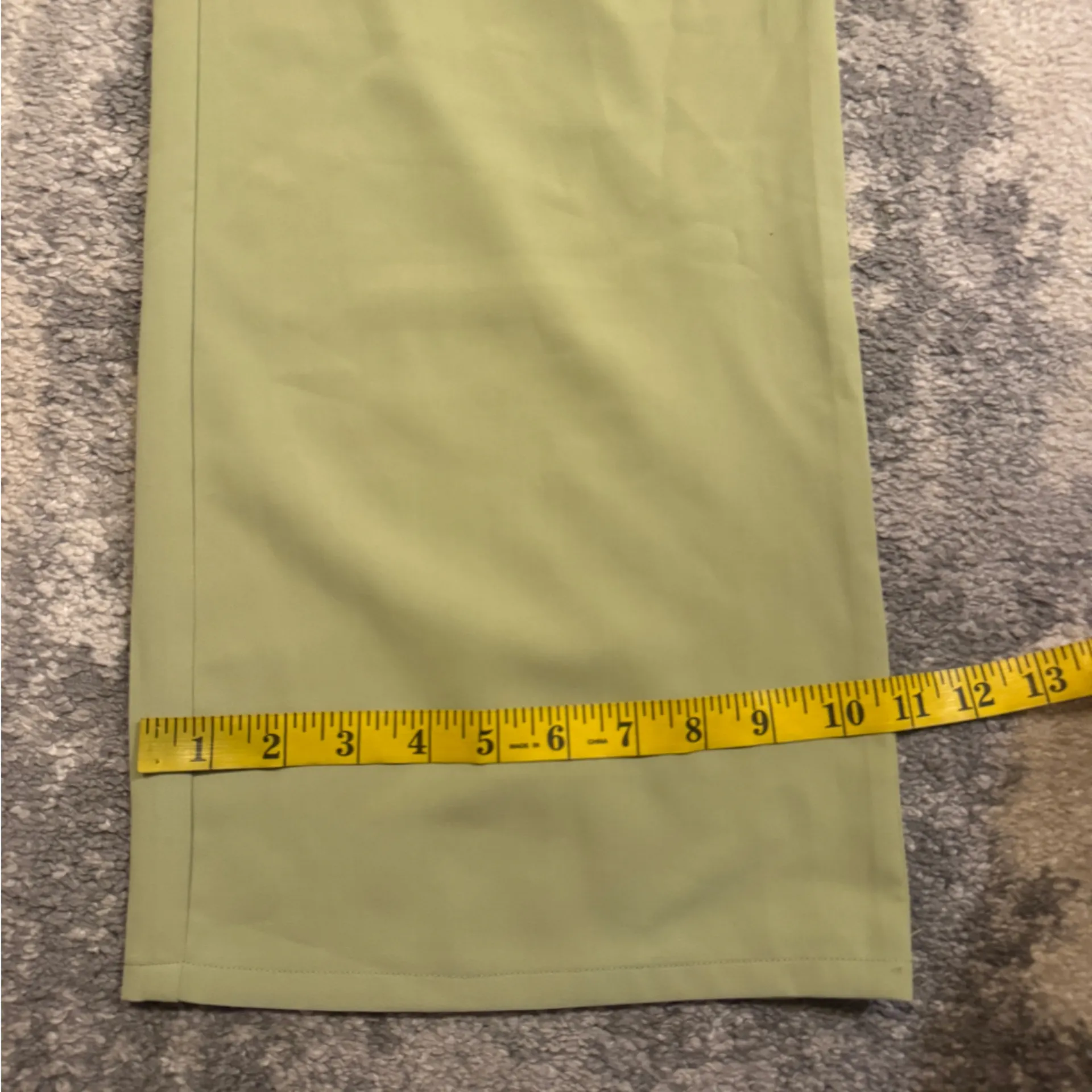 Le Lis Light Green Wide-Leg Pants - Image 7