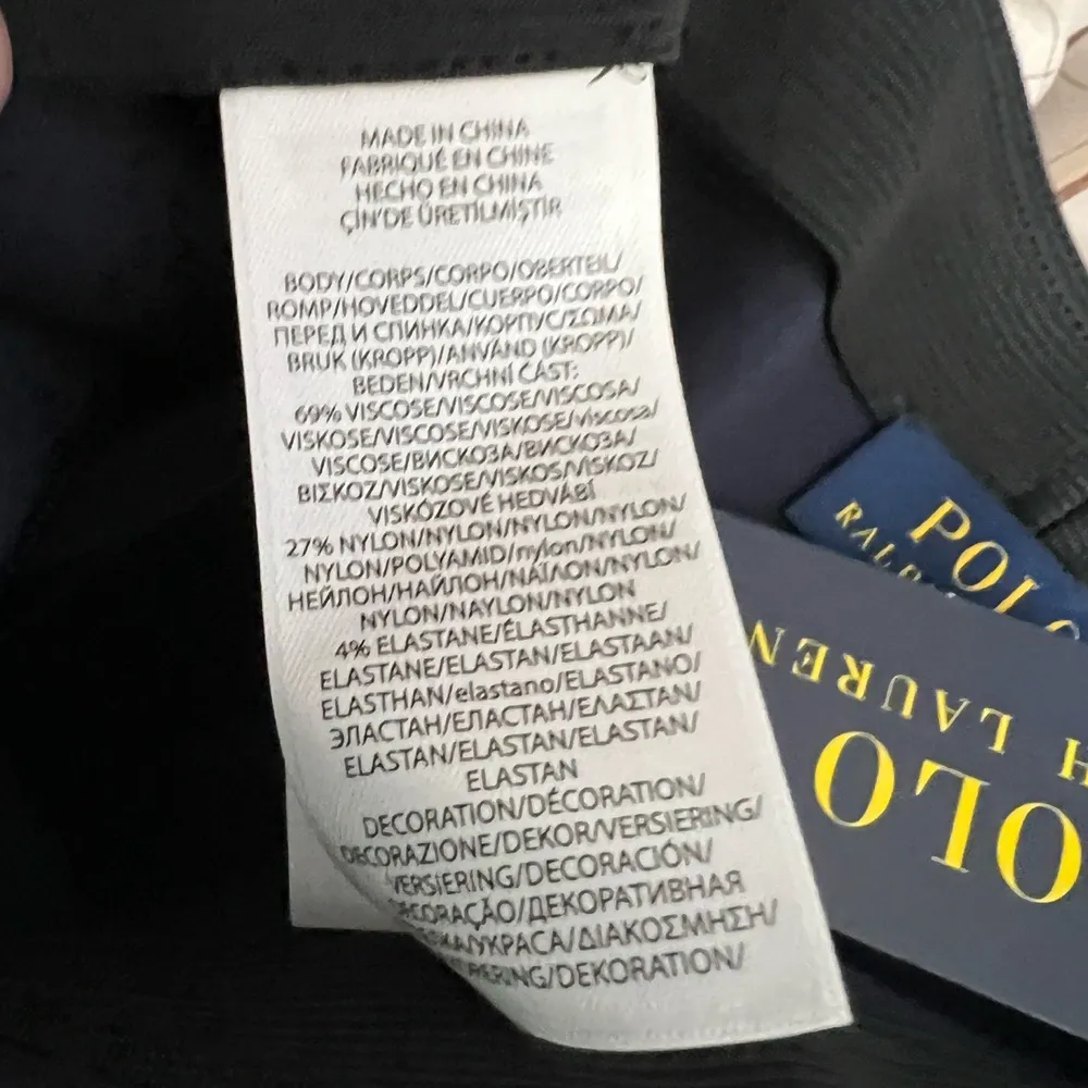 Polo Ralph Lauren Womens Navy Skinny Pants Stretch Viscose Blend Sz 2 New Blue - Image 5