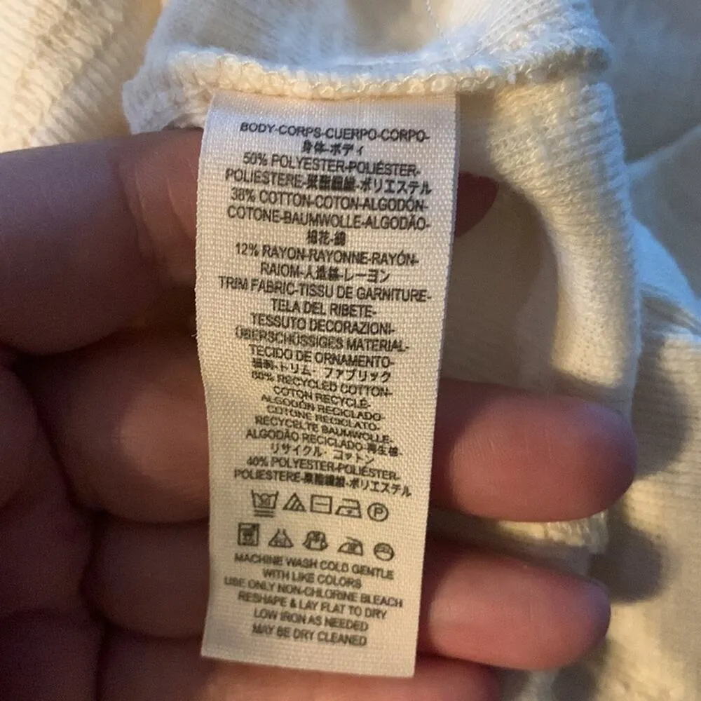 We the free womens xs extra small dalman sleeve button collar top long sleeve - Image 7