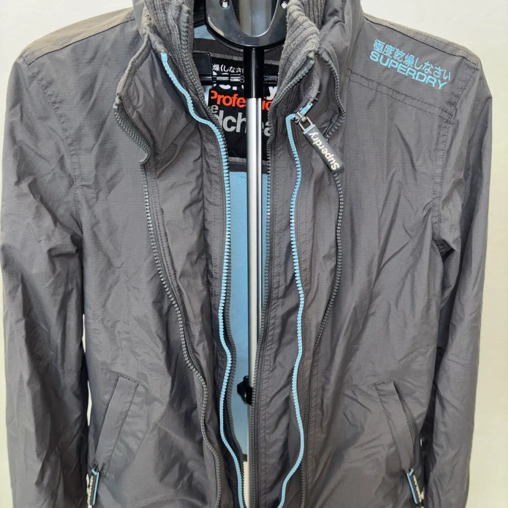 Super Dry Professional The Wind Cheater with high collar Jacket For Women - Image 5