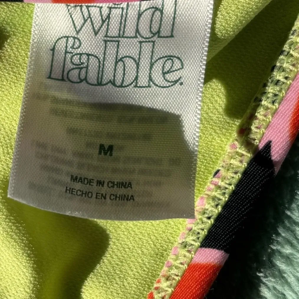 Wild Fable New bikini bottom Medium Green Tropical - Image 4