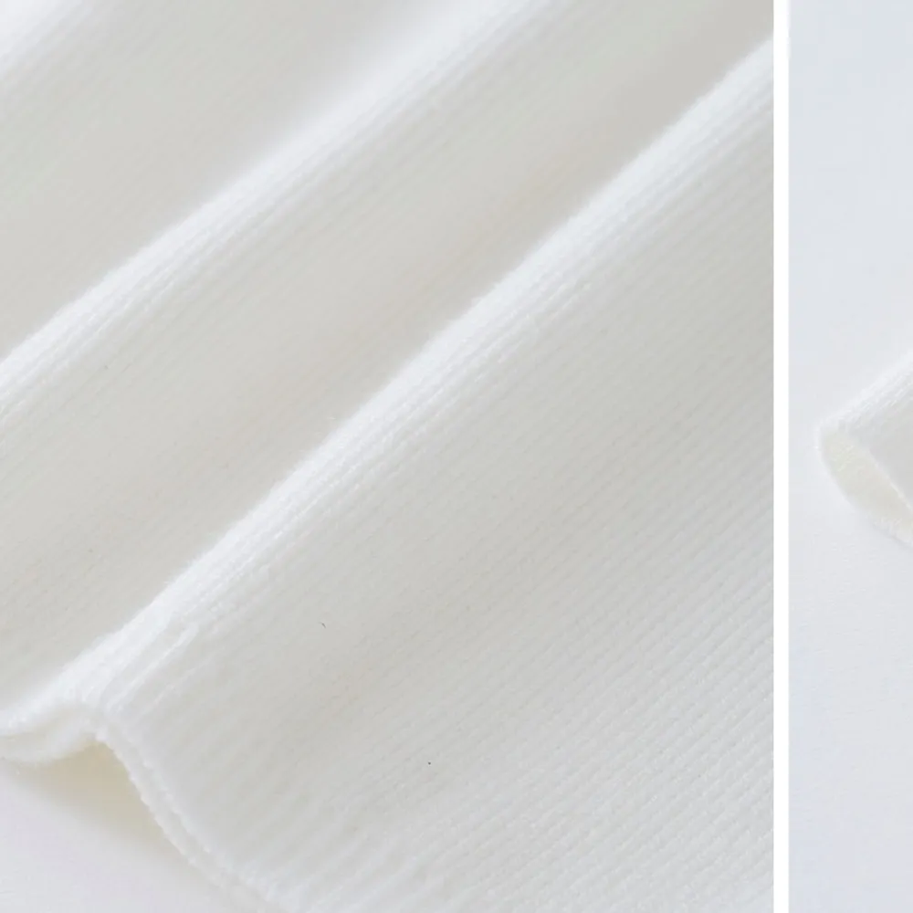 HIGH SLIT LONG SLEEVE PLEATED KNIT SWEATER AND SKIRT MATCHING SET - Image 8