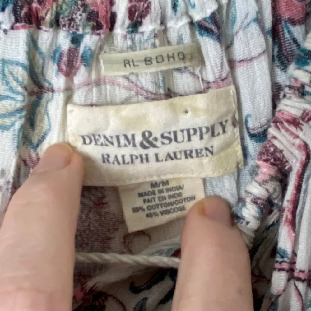 Denim & Supply Ralph Lauren Long Sleeve Boho Blouse Size Medium - Image 7