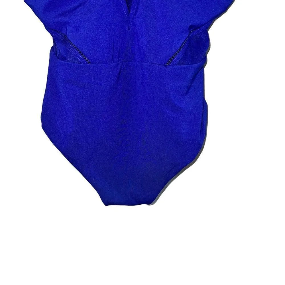 NEW JETS swimsuit by Jessika Allen Take the Plunge NWT 4 Blue - Image 6
