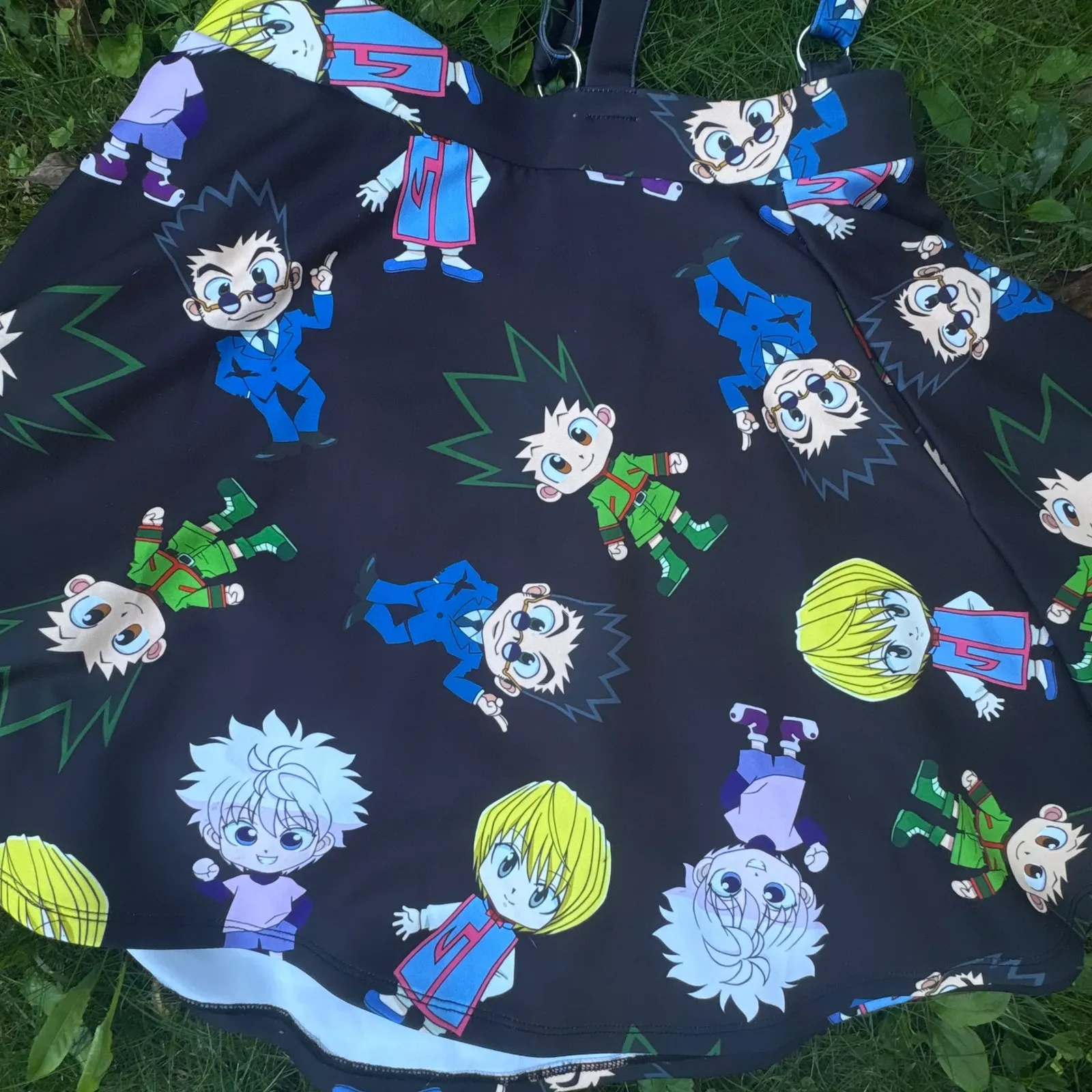 Hot Topic Hunter X Hunter Anime Skirt Suspender Kawaii Manga Cosplay‎ Size Large - Image 2