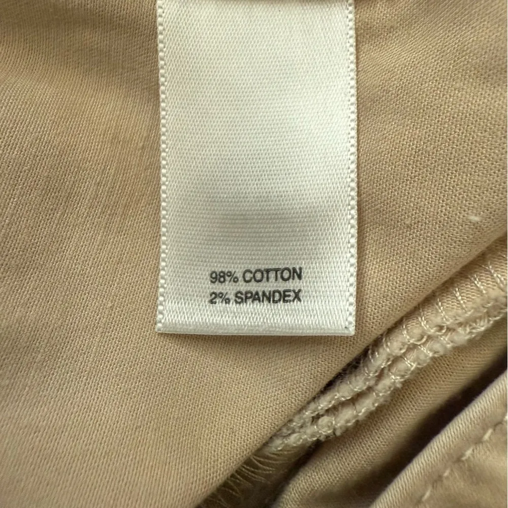 White House Black Market Stylish Tan‎ Women's Shorts size 6 cotton spandex - Image 7