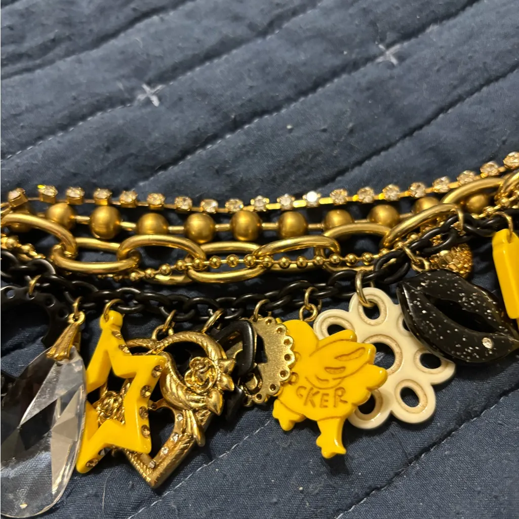 Bestsey Johnson rare chunky Rocker chick Charm rare - Image 3