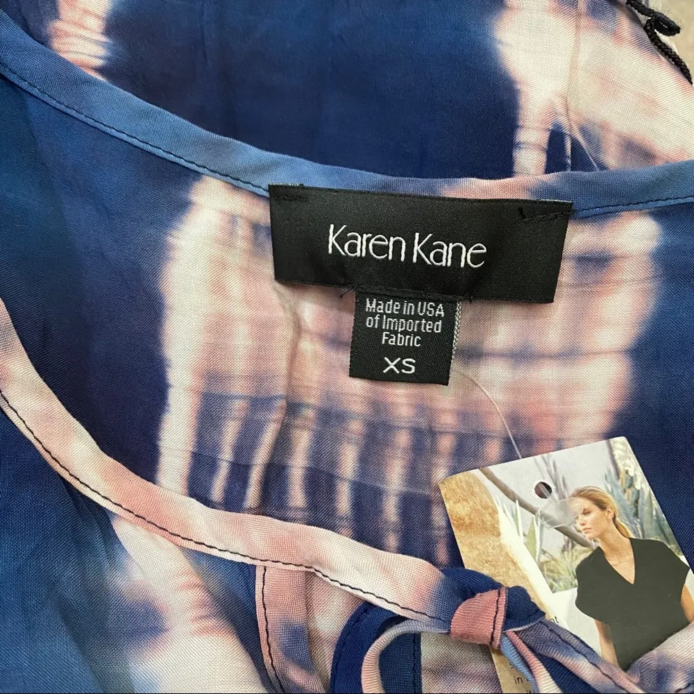 NWT Karen Kane Tie Dye Pullover Sleeveless Top XS - Image 14