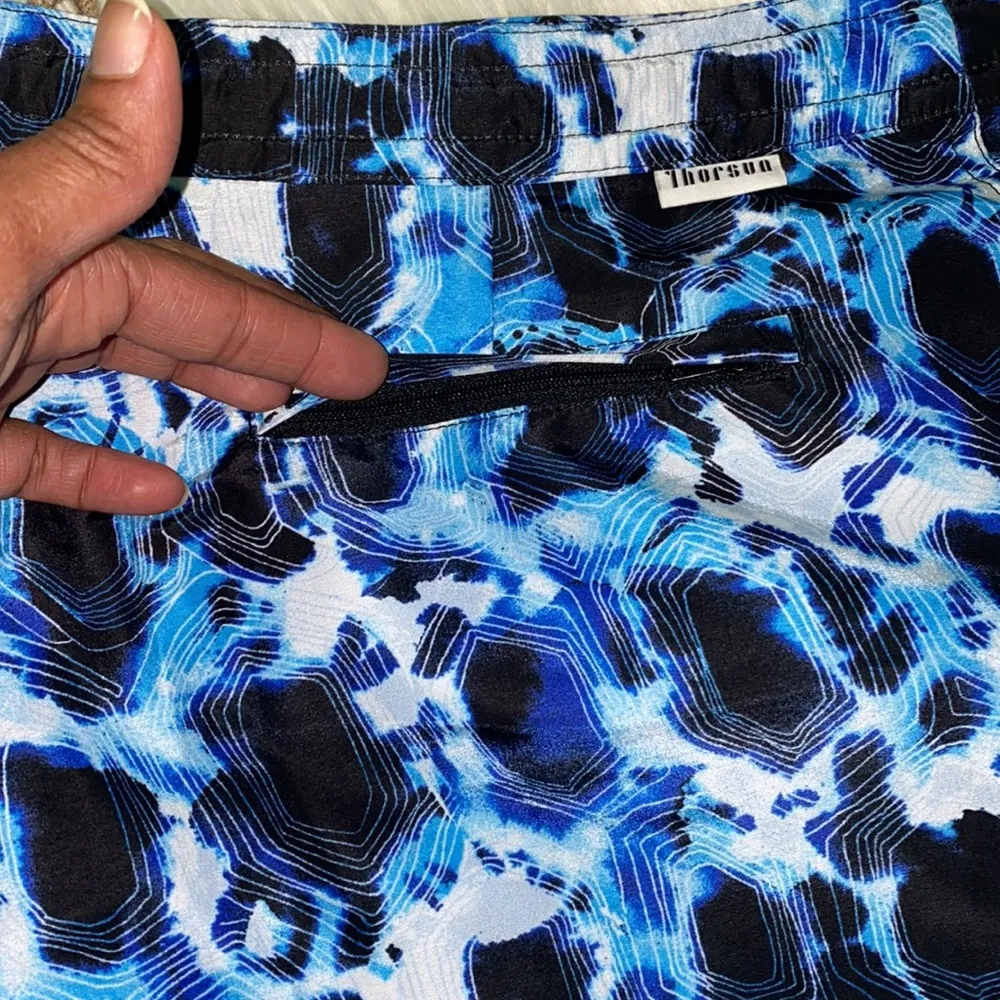 Athena Tortoise Swim shorts in blue. Size L Size L - Image 7
