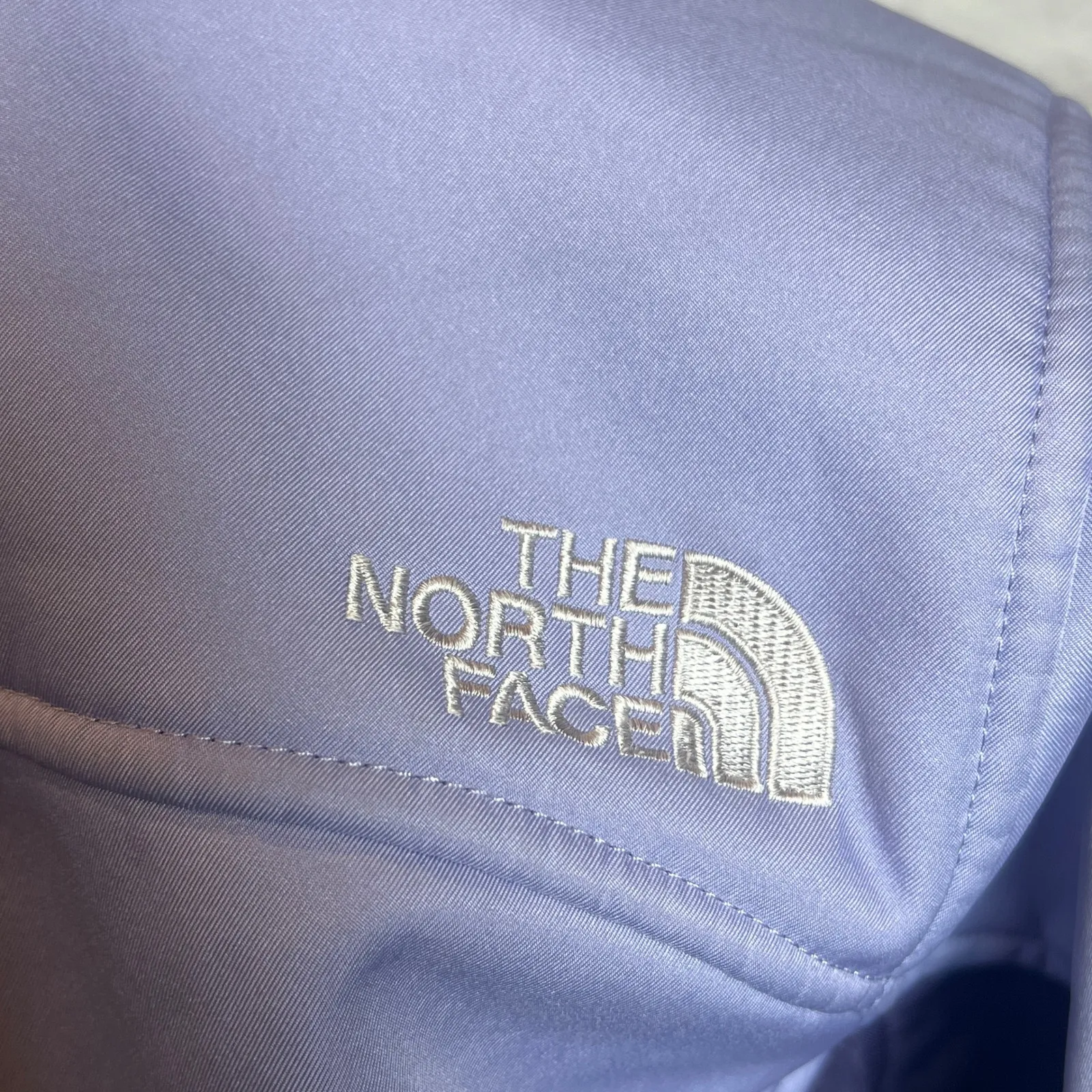 The North Face Women's Small Purple Softshell Fleece Jacket - Image 5