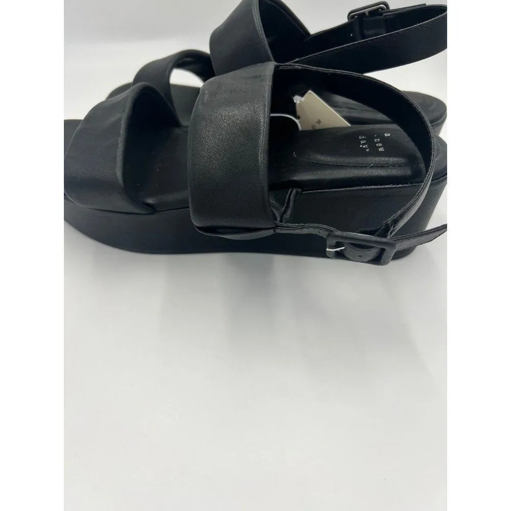 Brand New A New Day‎ Women's Esperanza Wedge Heel Color Black Size 11W - Image 7