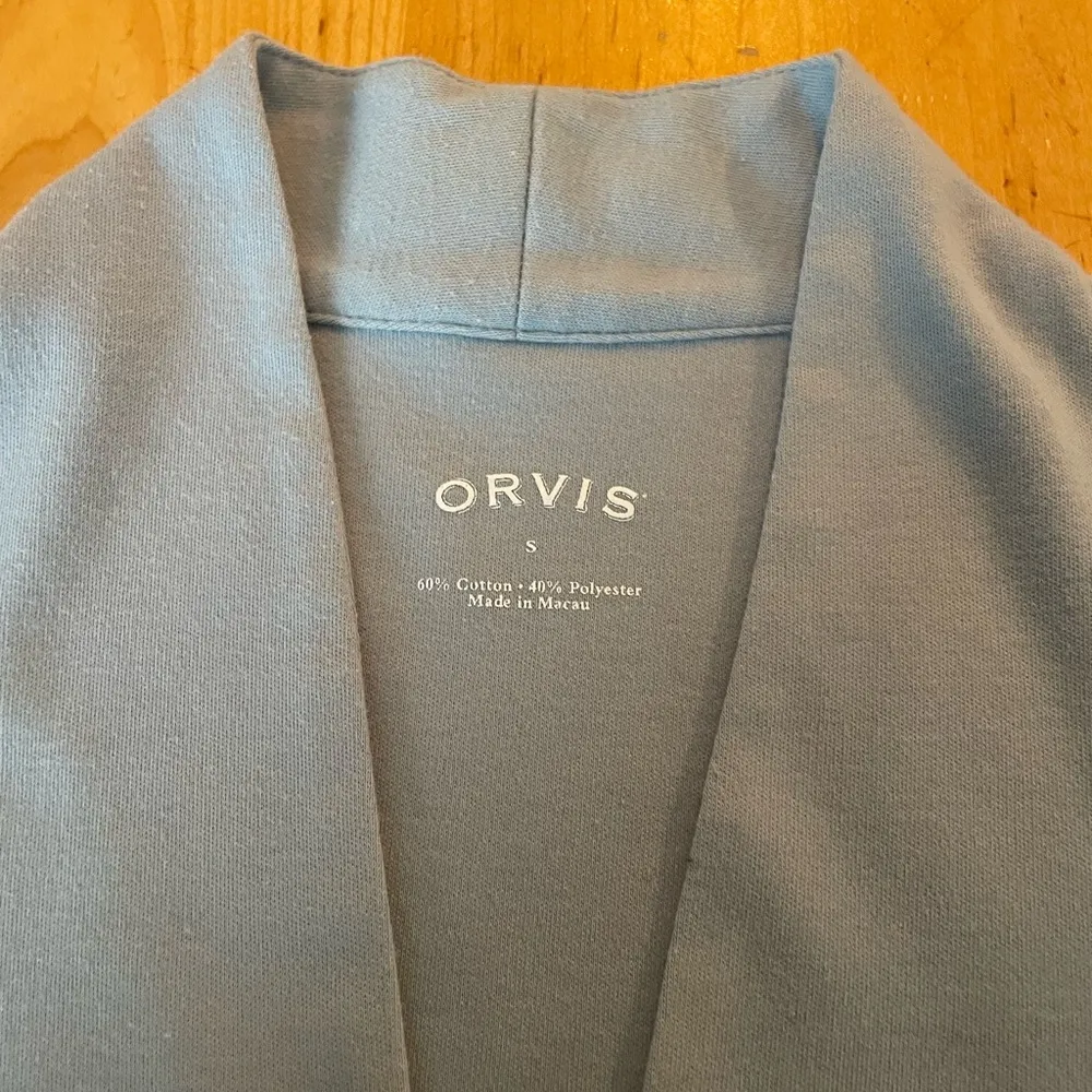 Orvis women’s short sleeve V-neck top size small cotton/poly - Image 3