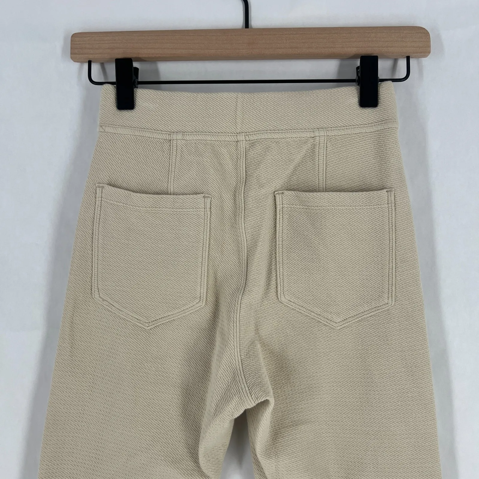 Offline By Aerie Leggings Womens Small Beige Cotton Bootcut Leg Yoga Mid Rise - Image 6