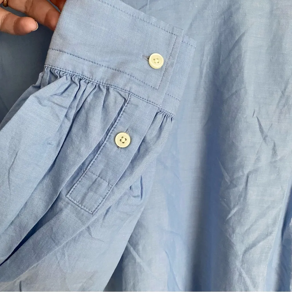 NWT Everlane Cotton Wing Sleeve Mockneck Top - Image 3