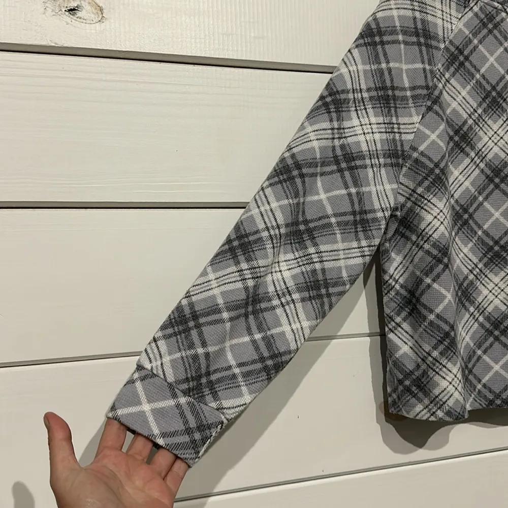Victoria’s Secret Thermal Pajama Set Gray Plaid - Image 10
