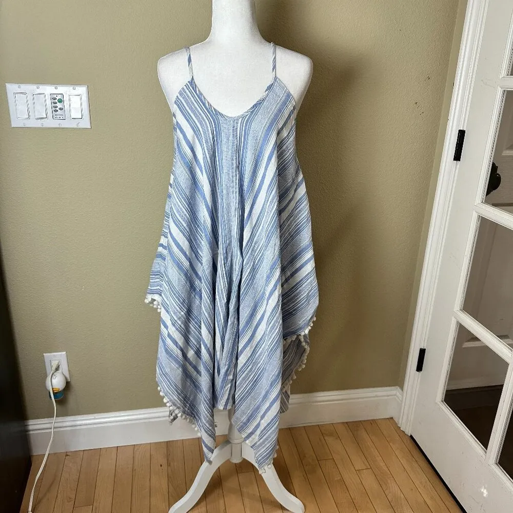 GOA Beachwear by Japna Coverup Beach Dress with Fringe - Image 2