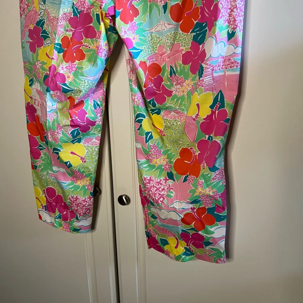 Vintage Lilly Pulitzer Tropical Pants - Image 10