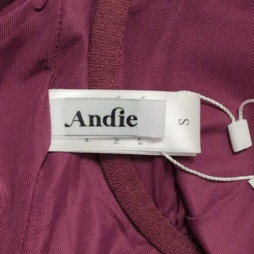 Andie Baia One Piece Plum Swimwear Bathing Suit Adjustable Underwire Size S New - Image 6