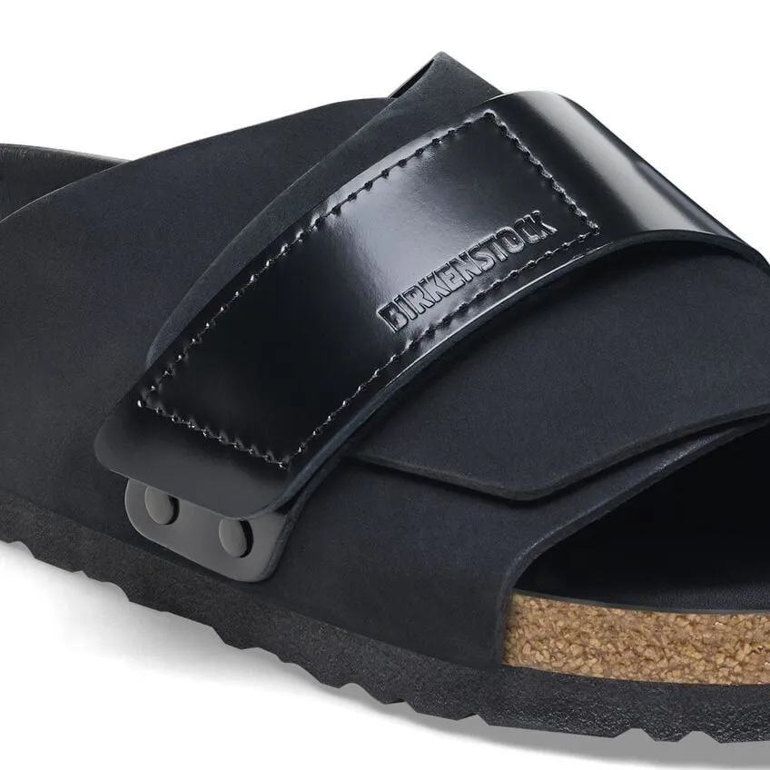 Birkenstock Sandals Kyoto Size 37 N Black Nubuck Leather NEW w Box Adjustable - Image 6