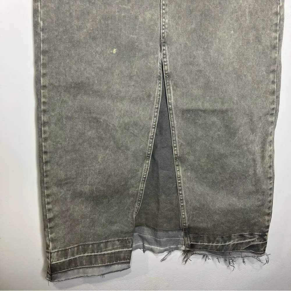 BDG Urban Outfitters Mandi acid wash tan/gray denim skirt 100% cotton size small - Image 5