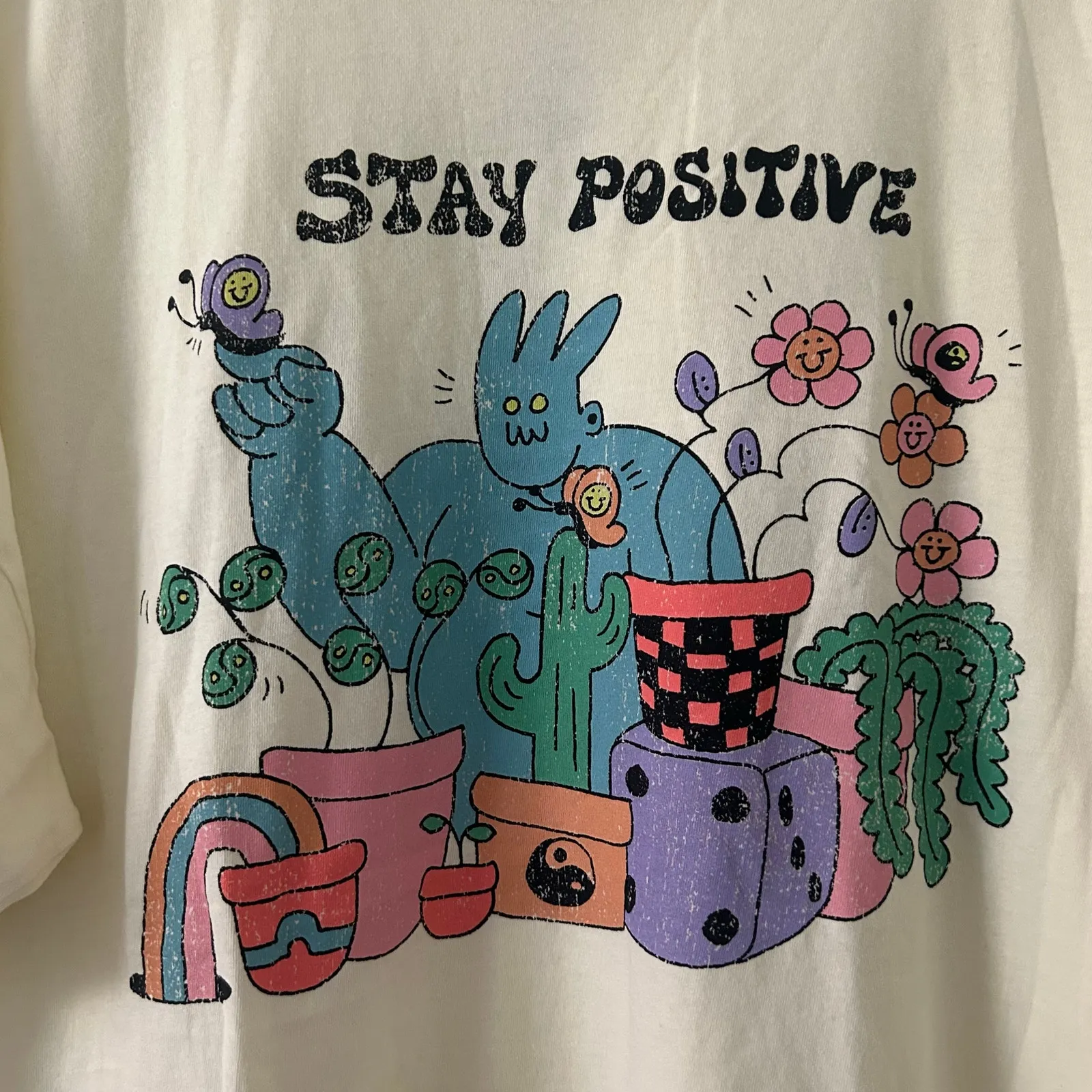 Dreyfus Art Women's Cotton Motivational Yellow Graphic Tee T - Image 2