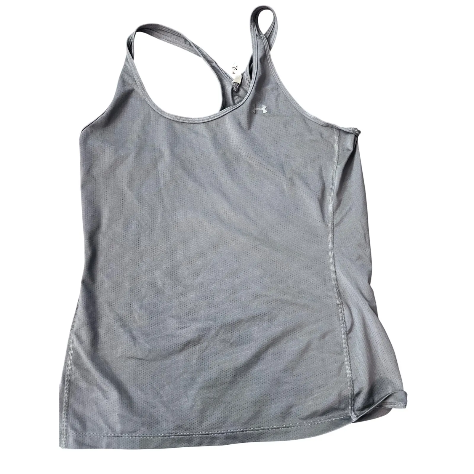 Under Armour Tank Top Lot of‎ Two Athletic Racerback Workout Gray Medium - Image 5