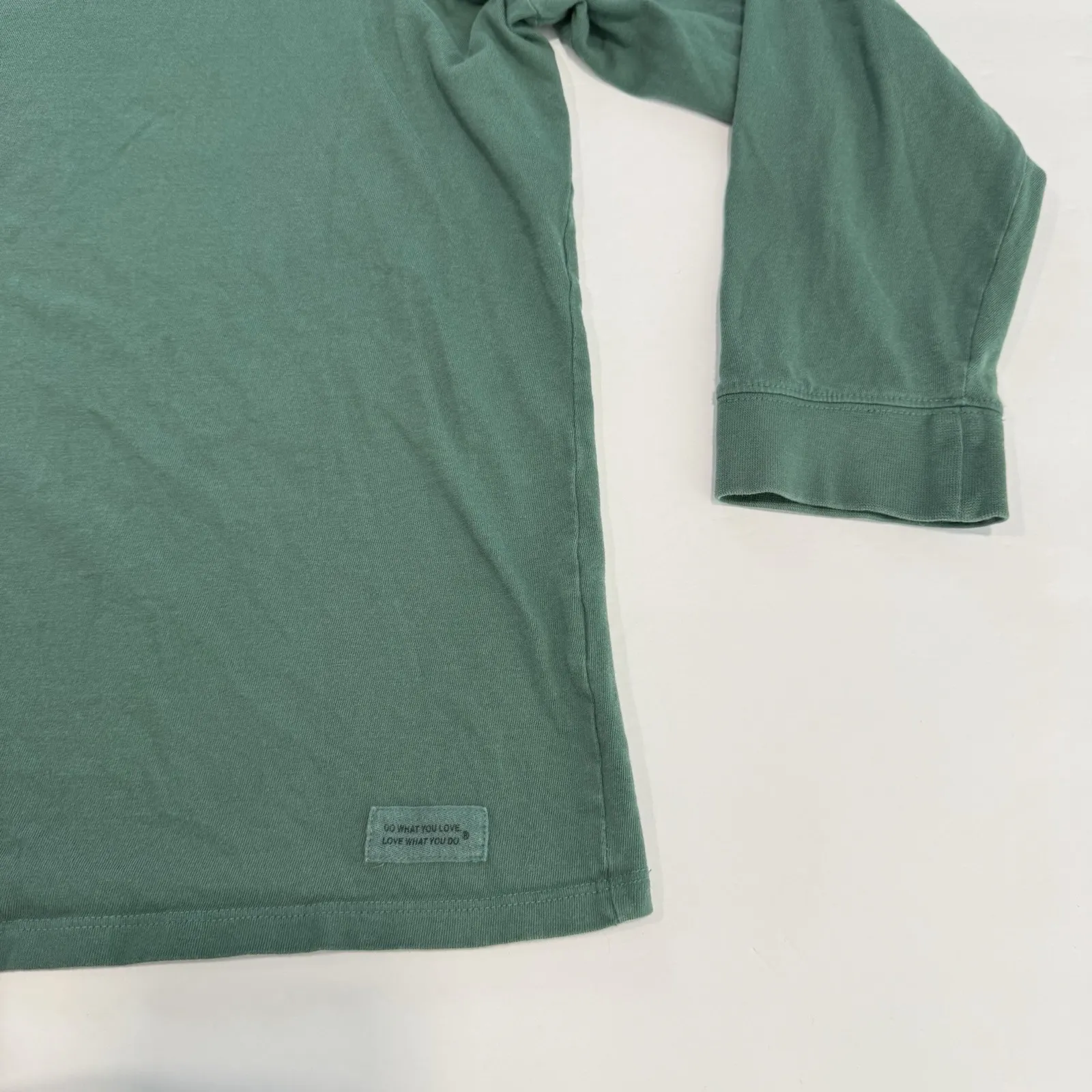 Life is Good Green Dog Camping Tree Outdoor Crew Neck L/S Crusher Tee XXXL 3X - Image 4