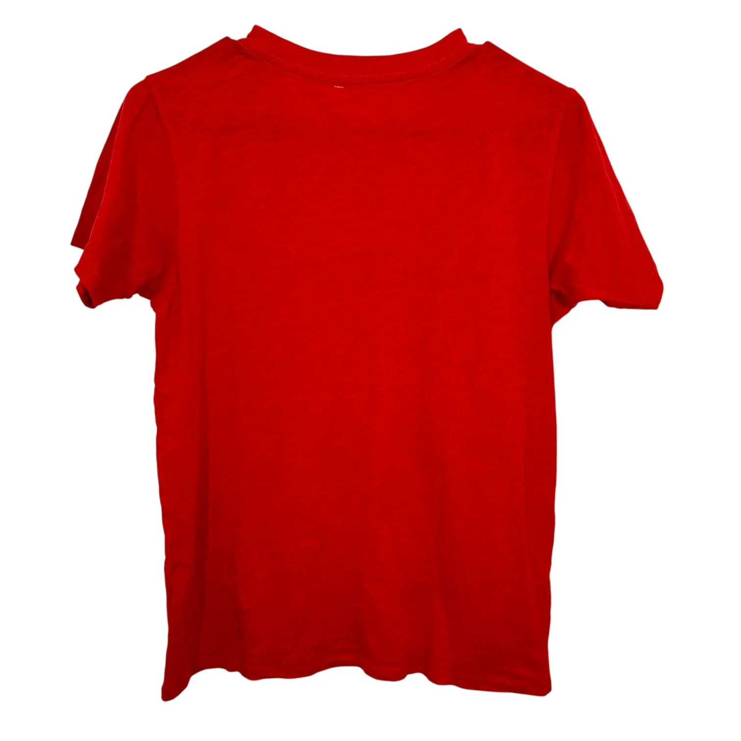 J Crew Bellissima Beautiful Red Pink Cotton Lightweight 100% Cotton T Shirt - Image 2