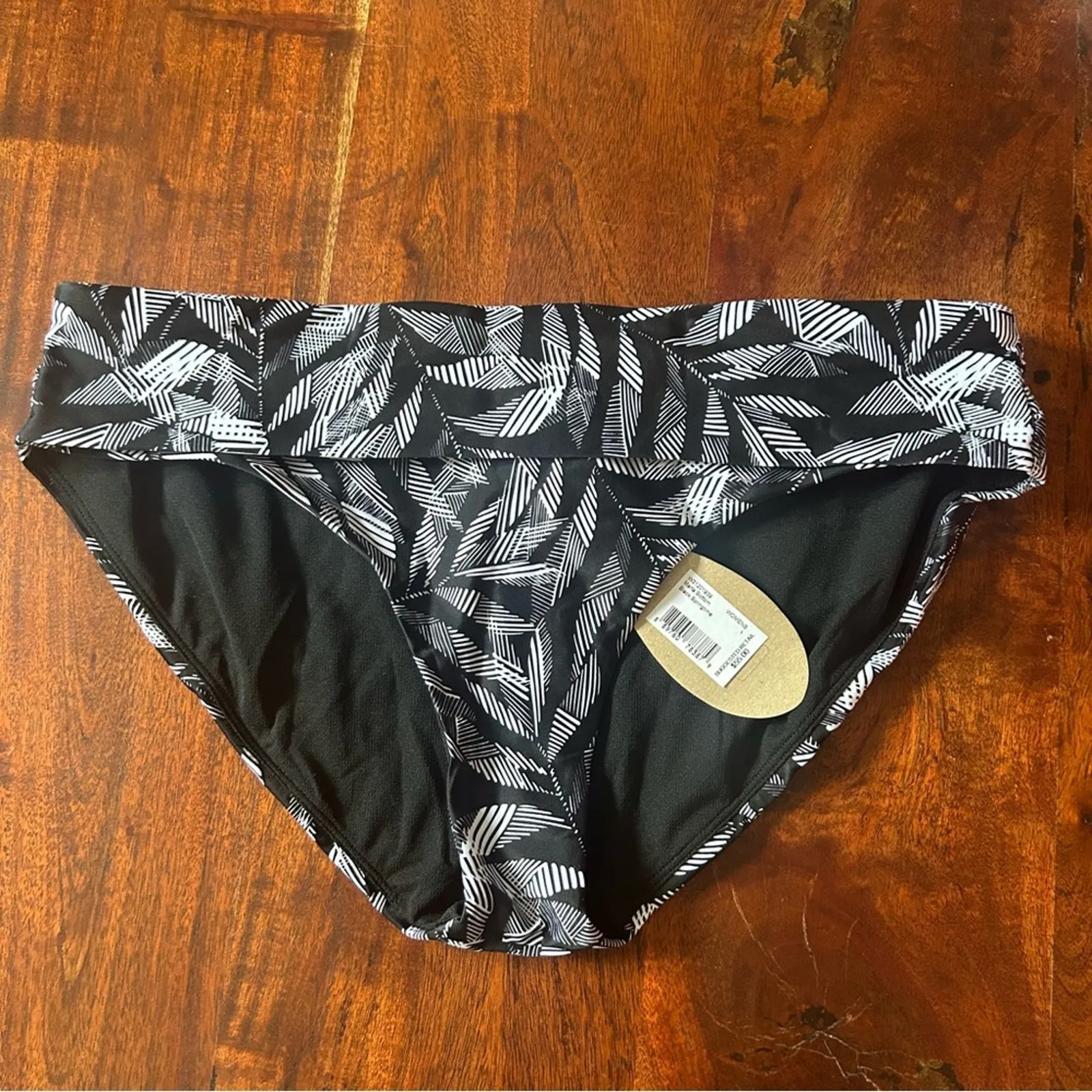 Prana Marta Bottom Black Springtime Hipster Swim Bikini Bottoms NWT Size S - Image 2