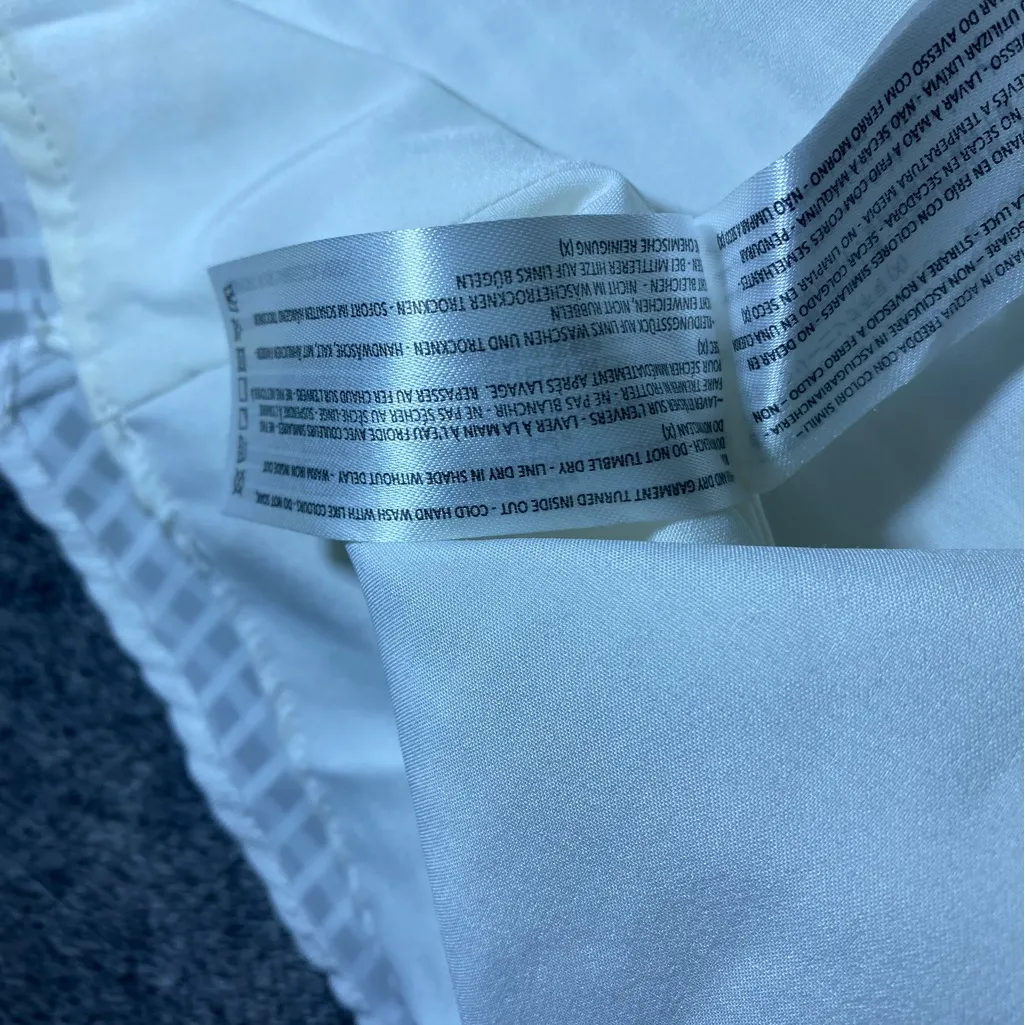 $125 C/MEO Collective Perfect Part Mini White Long Sleeve Dress‎ ( M ) - Image 7