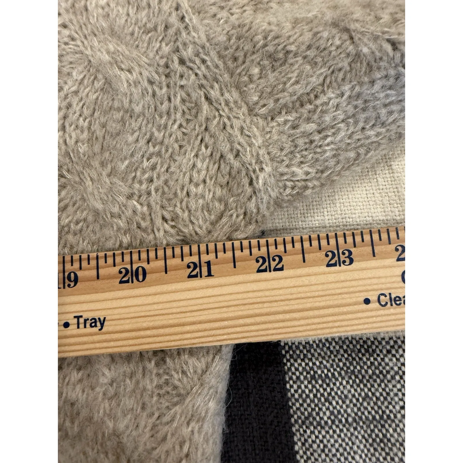 Theory Alpaca Soft Cable Knit Cardigan Sweater Beige Size Petite XS Grandpacore - Image 8