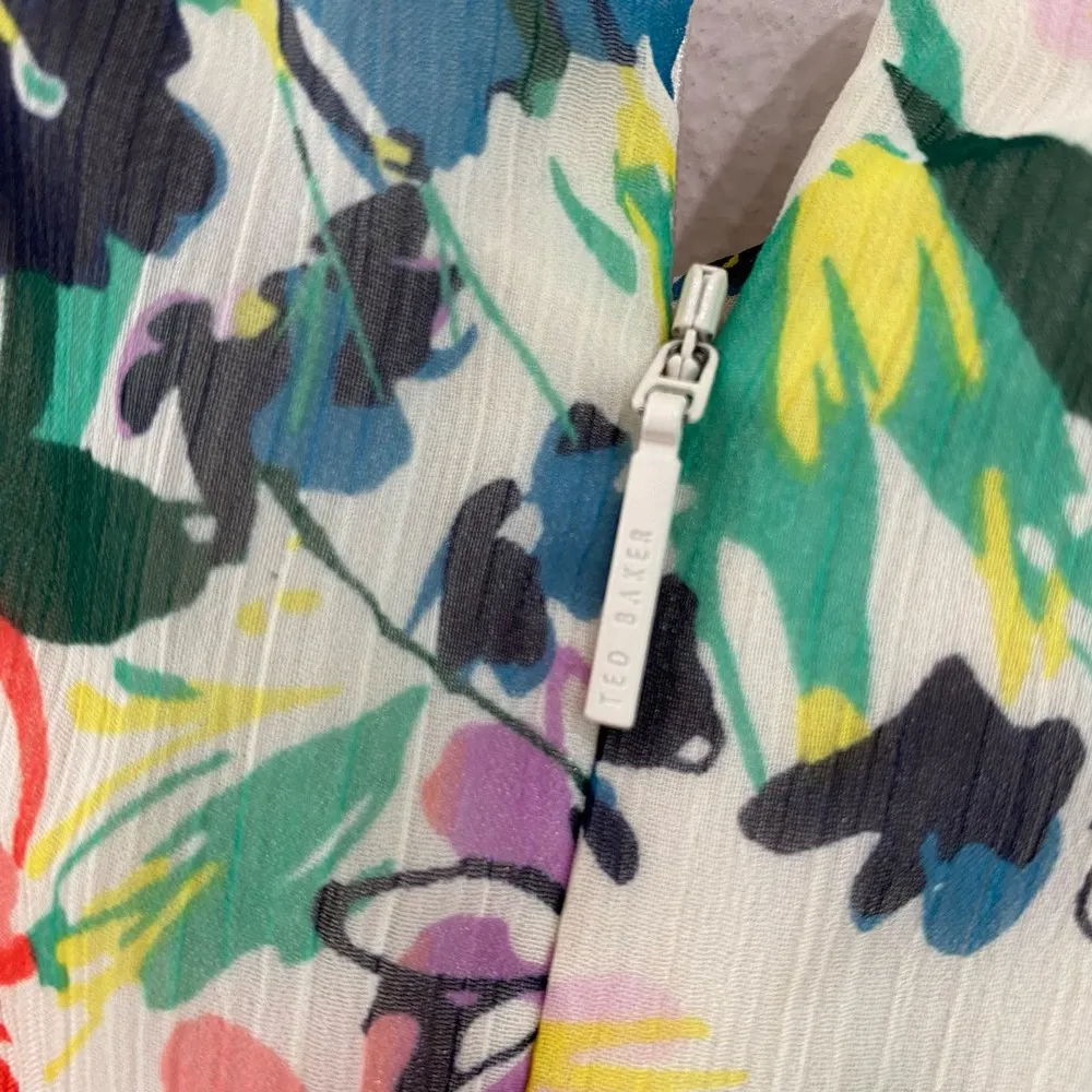 Ted Baker NWT  Haariss Floral Chiffon Mini Sun Dress - Image 8